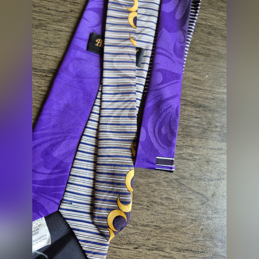 1990s Abstract Tie Men's Neck Ties Bold Art Deco Atristic Fashion Clothing  56X4 - Picture 5 of 8